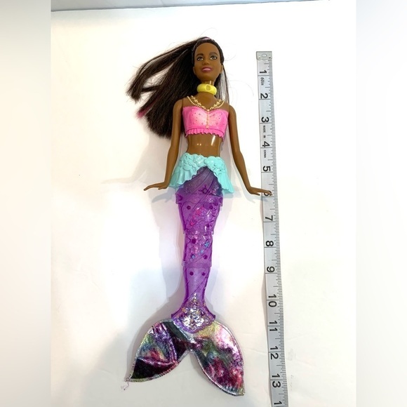2018 Barbie Dreamtopia Sparkle Lights Mermaid Doll 13” WORKS - Picture 3 of 6